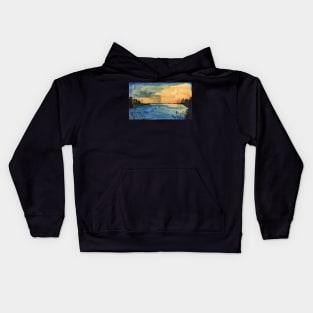 Sky and Water Kids Hoodie